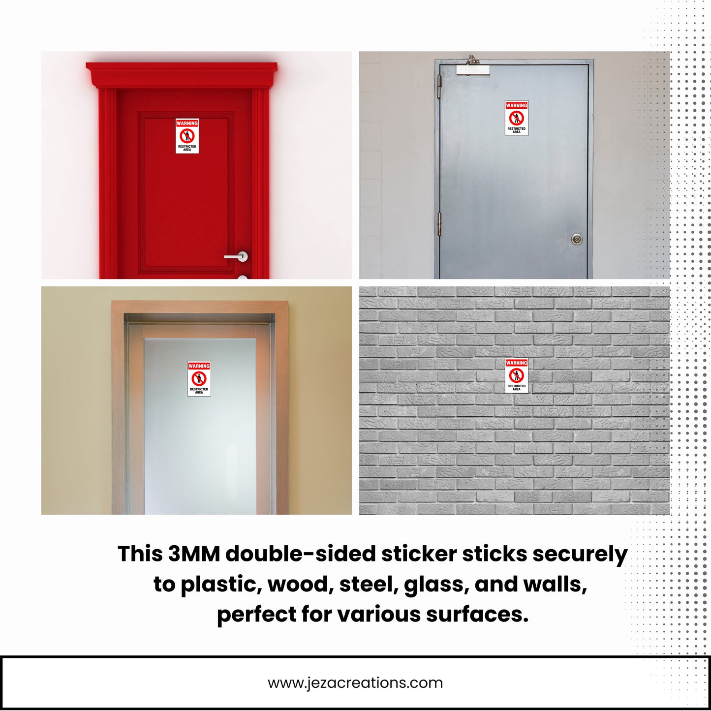 Sunboard Signage - Restricted Area